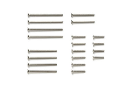 Tamiya 15510 Stainless Steel Countersunk Screw Set (10/12/20/25/30mm)