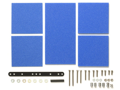 Tamiya 15512 Brake Sponge Set (Mild, 1/2/3mm Blue)