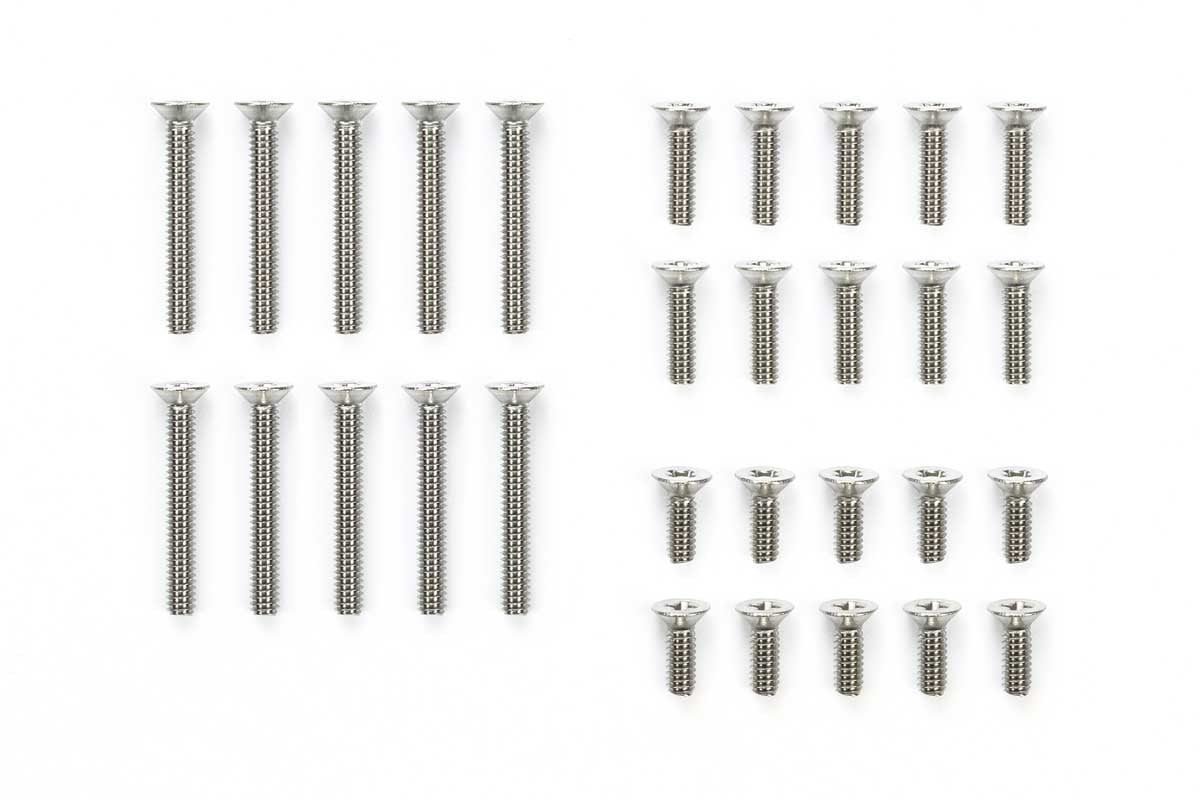 Tamiya 15527 Stainless Steel Countersunk Screw Set (6/8/15mm)