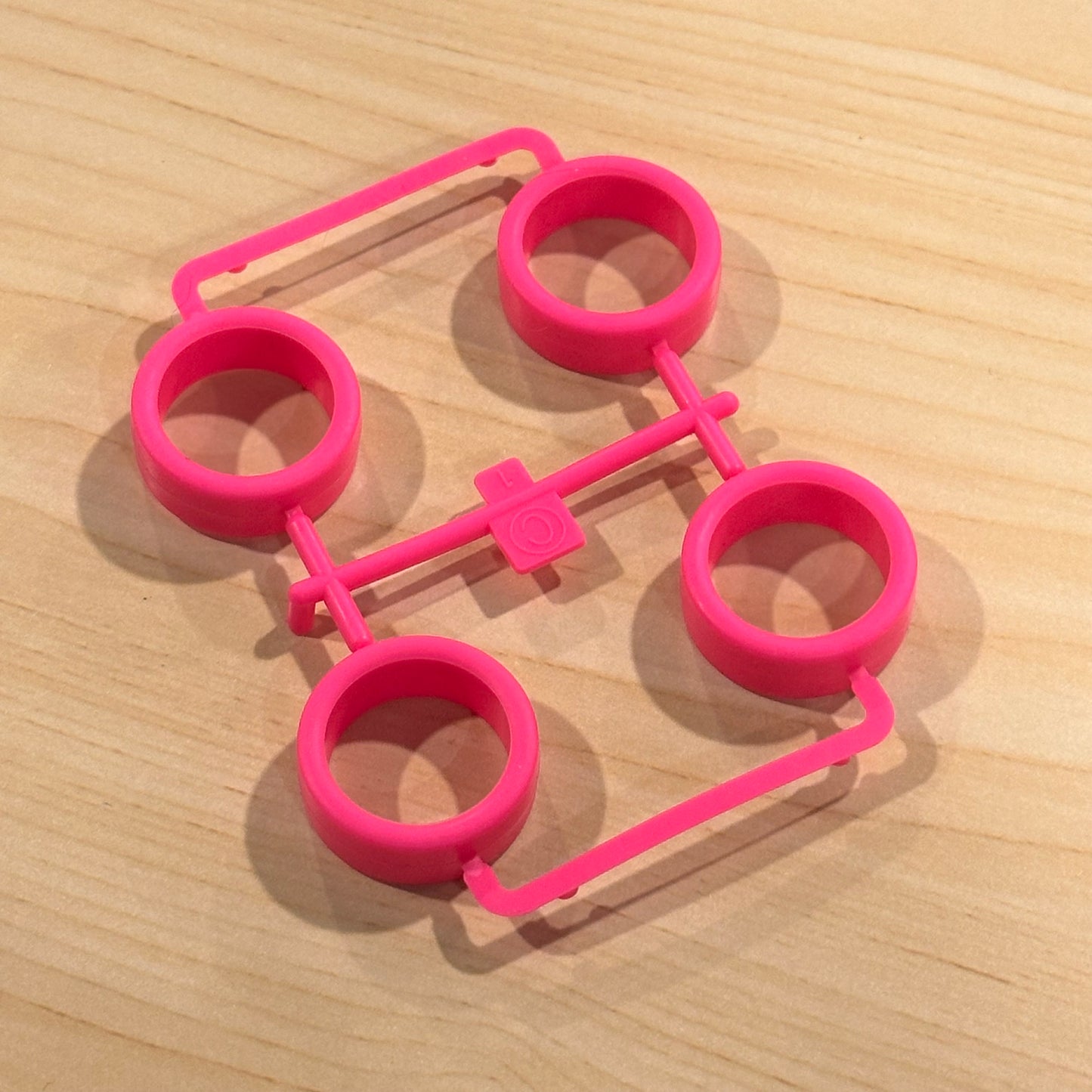 Tamiya Medium Hard Tires - Pink (Parts Out)