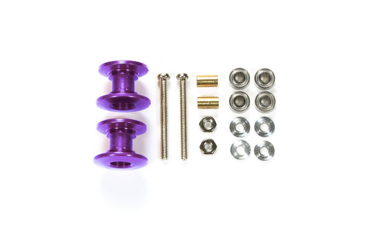 Tamiya 95540 Lightweight Double Aluminum Rollers (13-12mm/Purple)