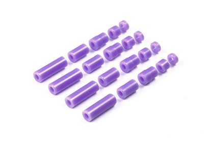 Tamiya 95536 Lightweight Plastic Spacer Set (12/6.7/6/3/1.5mm) Purple