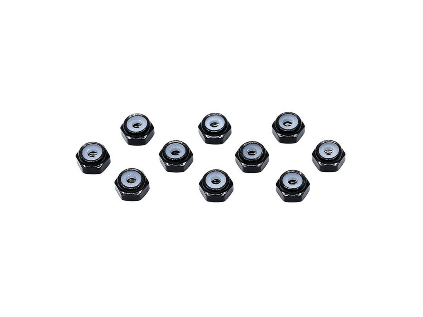 Tamiya 92433 2mm Aluminum Lock Nuts (Black, 10pcs.) Tamiya Korea 25th Anniversary Special Version