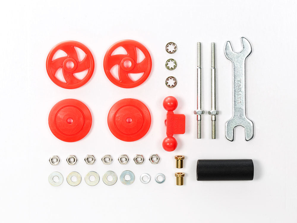 Tamiya 95402 Large Diameter Stabilizer Head Set (17mm) (Red)