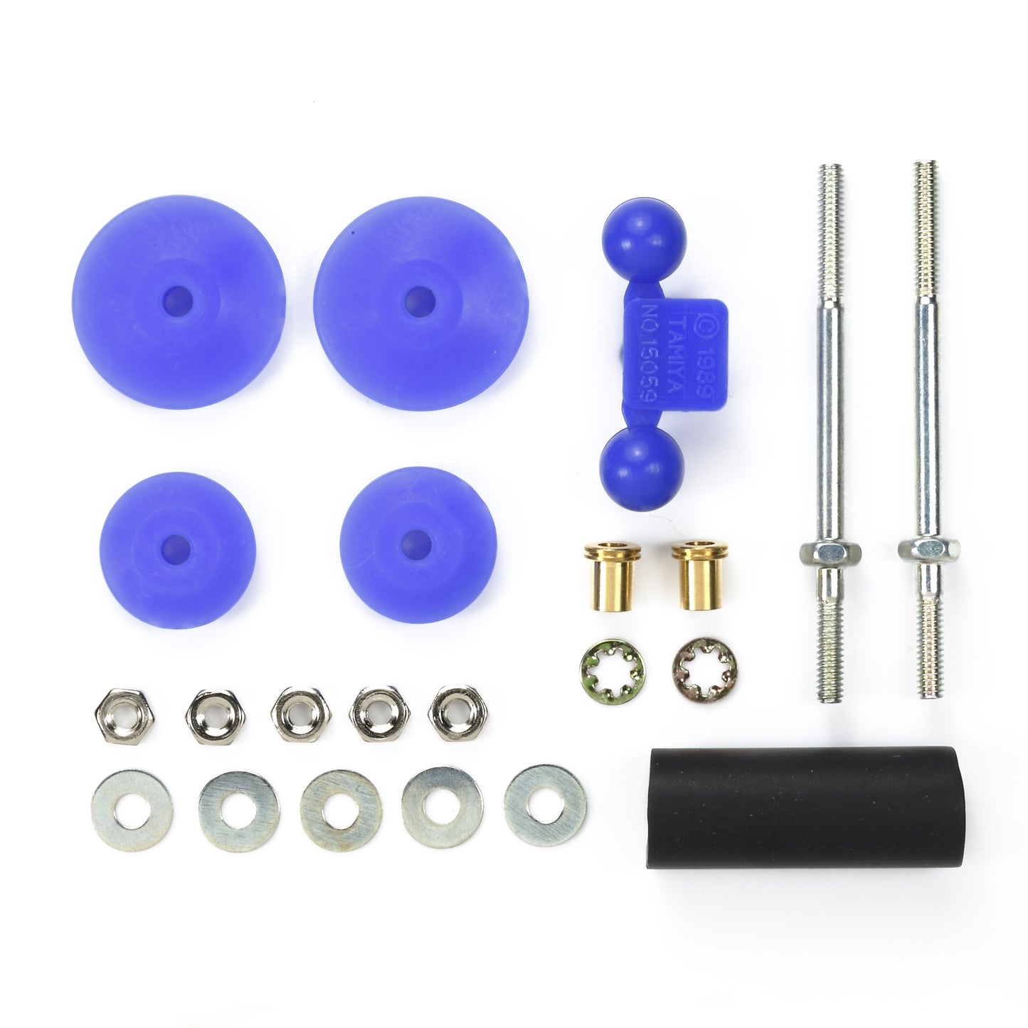 Tamiya 95429 Large Dia. Stabilizer Head Set (11mm, 15mm) (Blue)