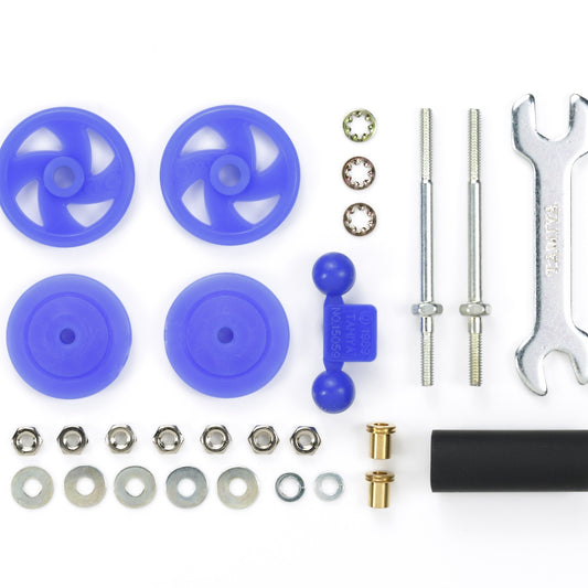 Tamiya 95430 Large Dia. Stabilizer Head Set (17mm)(Blue)