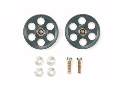 Tamiya 95454 HG Lightweight 19mm Aluminum Ball Race Rollers (Ringless/GunMetal)