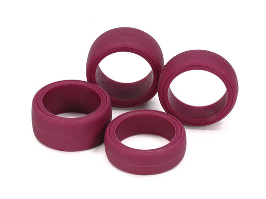 Tamiya 95542 Low Friction Large Slick Tires (Maroon, 2pcs)