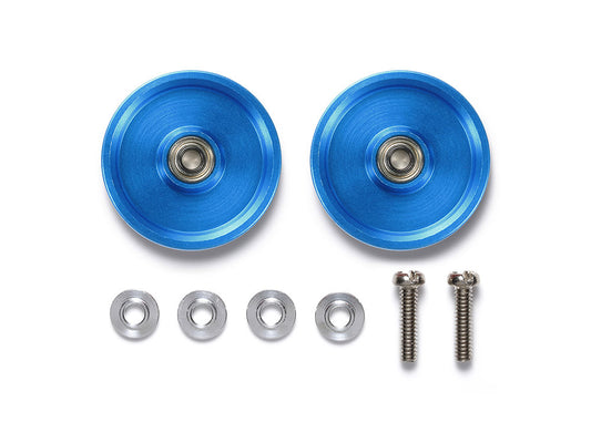 Tamiya 95561 HG 19mm Aluminum Ball-Race Rollers (Ringless/Blue)