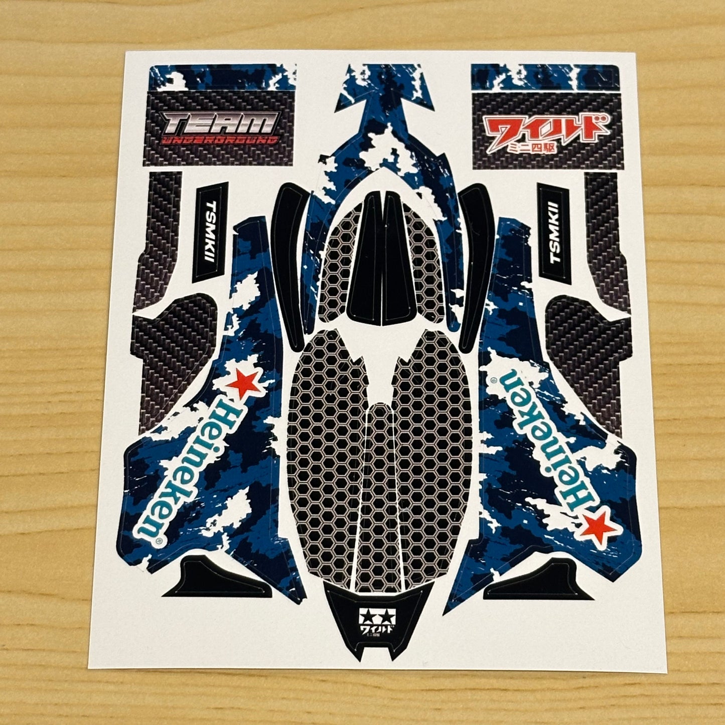 Customized Decals for Thunder Shot Mk. II Tamiya