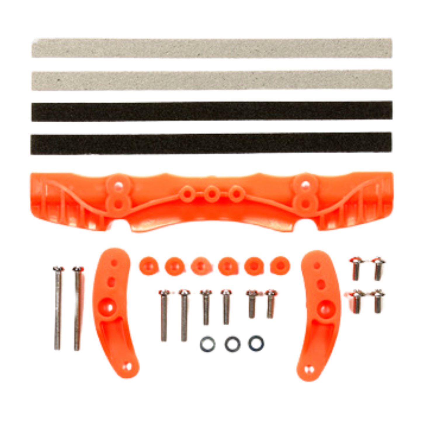 Tamiya 95029 Brake Set for AR Chassis (Fluorescent Orange)