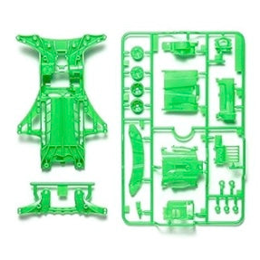 Tamiya 95476 FM-A Fluorescent-Color Chassis Set (Green)