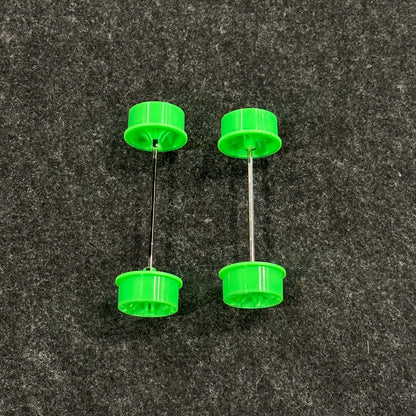 Tamiya 12-Spokes Green - Medium Aligned Wheels