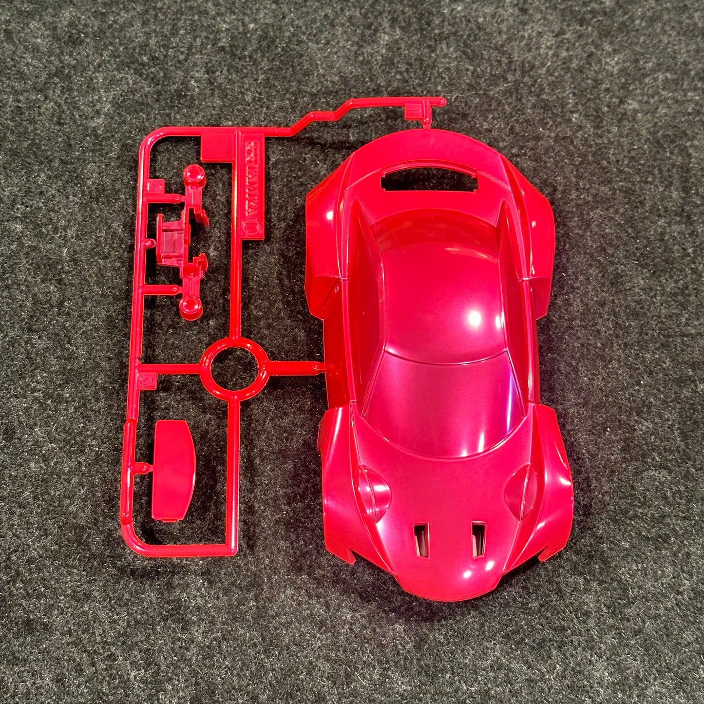 Tamiya Astralster Pink Metal Plated Body Set (Parts Out)