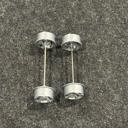 Tamiya 5-Spokes Gray - Medium Aligned Wheels