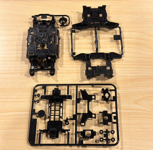 Tamiya MSL Black Chassis (Parts Out)