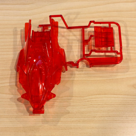 Tamiya Thunder Shot Mk. II Clear Red Body (Parts Out)