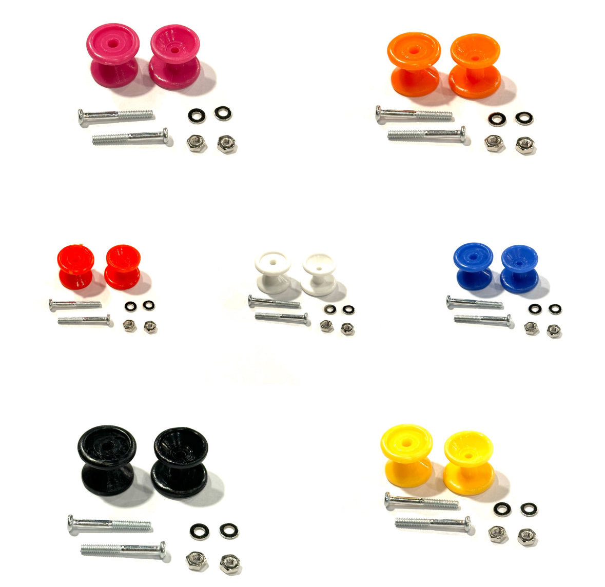 Mini 4wd Double Plastic Rollers