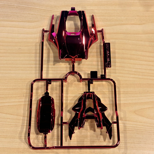 Tamiya DCR 01 Red Metallic Body (Parts Out)