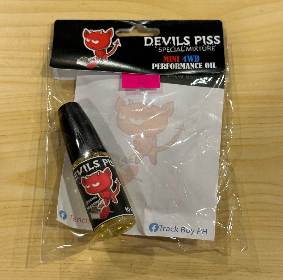 Devil’s Piss Performance Motor Oil for Mini 4wd