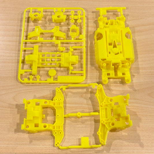 Tamiya MS Chassis - Lime (Parts Out)