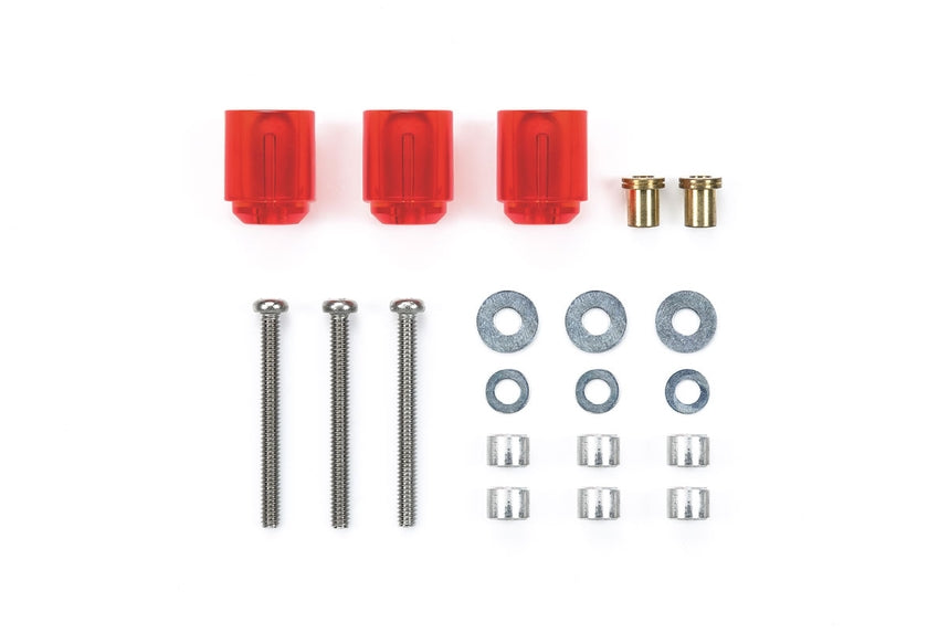 Tamiya 95661 Hi-Mount Tube Stabilizer Set (Clear Red)