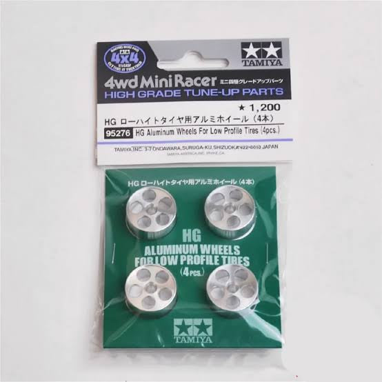 Tamiya 95276 HG Aluminum Wheels For Low Profile Tires (4pcs)