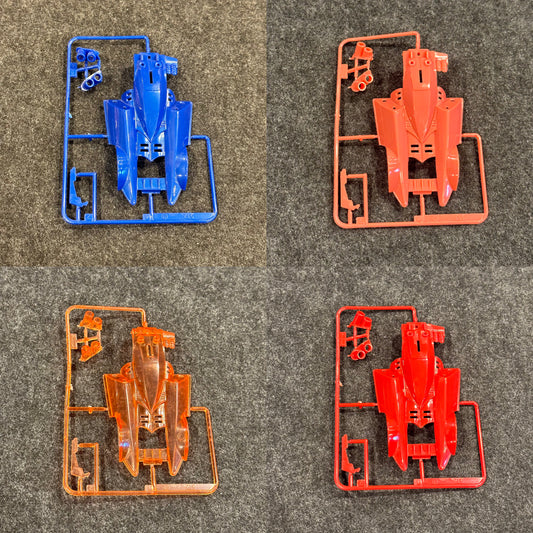 Mini 4wd Tiger Zap Body Set (No Brand)