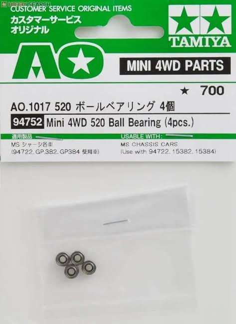 Tamiya 94752 AO-1017 520 Ball Bearing (4pcs.)