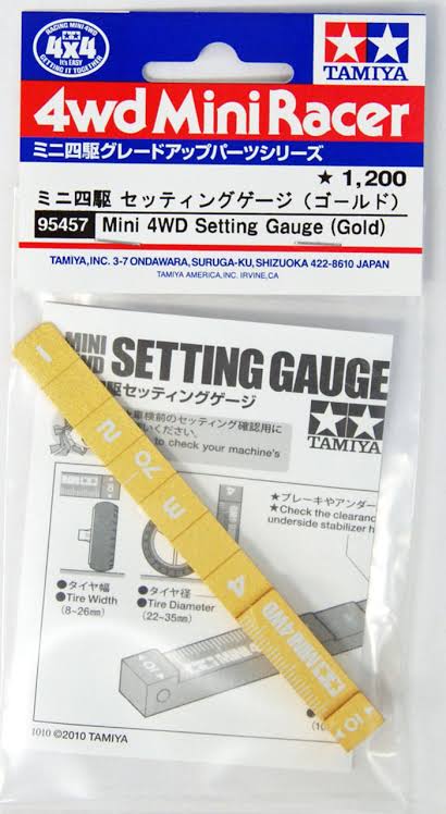 Tamiya 95457 Setting Gauge (Gold)