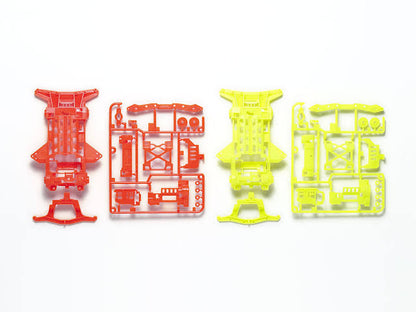 Tamiya 95479 Super XX Fluorescent Color Chassis Set (Orange & Yellow)