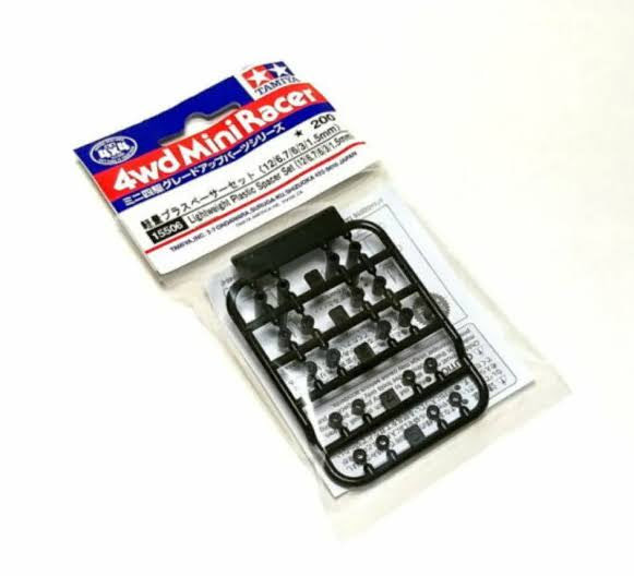 Tamiya 15506 Lightweight Plastic Spacer Set (12/6.7/6/3/1.5mm)