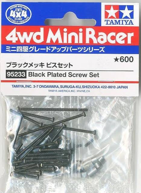 Tamiya 95233 Black Plated Screw Set