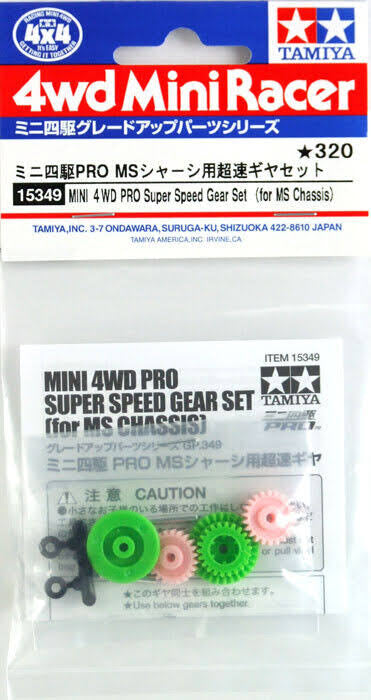 Tamiya 15349 Super Speed Gear Set (for MS Chassis)