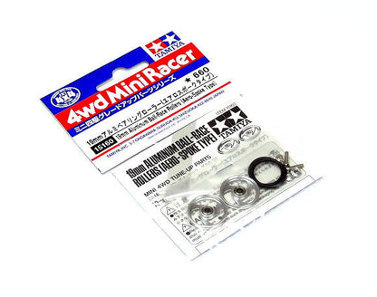 Tamiya 15160 19mm Aluminum Ball-Race Rollers (Aero-Spoke Type)