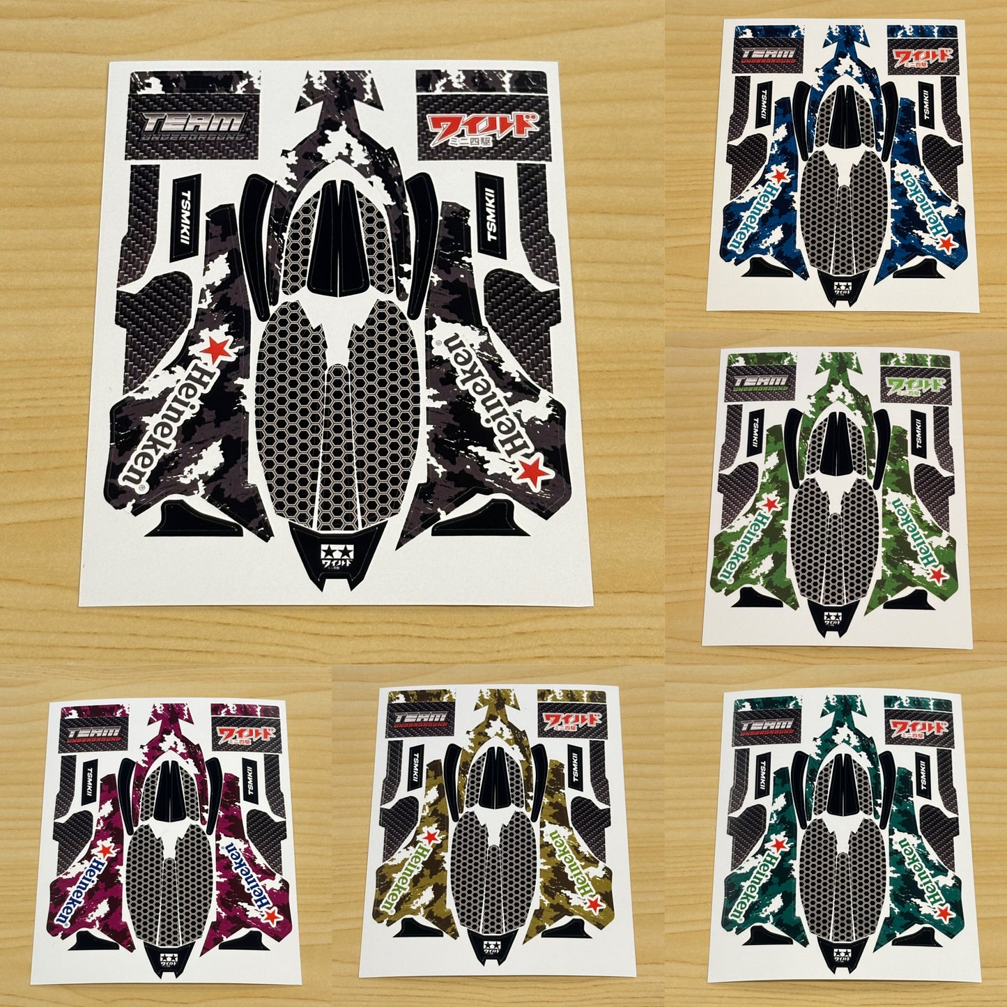 Customized Decals for Thunder Shot Mk. II Tamiya