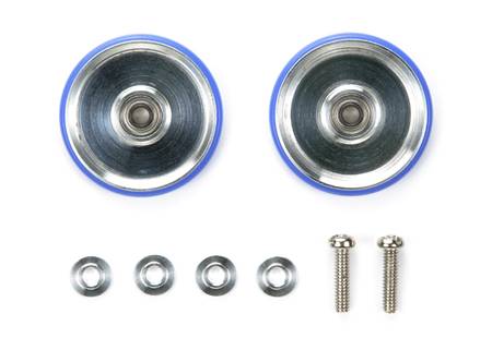 Tamiya 15426 19mm Aluminum Rollers w/Plastic Rings (Dish Type)