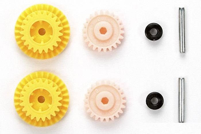 Tamiya 15429 Mini 4WD PRO MS Chassis High Speed EX Gear Set (Ratio 3.7:1)