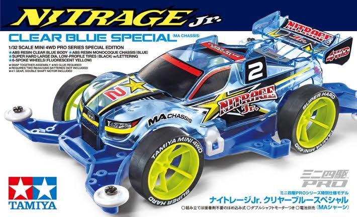 Tamiya 95398 Nitrage Jr. Clear Blue Special (MA Chassis)