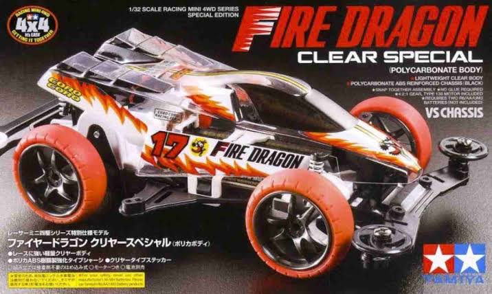 Tamiya 95337 Fire Dragon Clear Special (Polycarbonate Body) (VS Chassis)