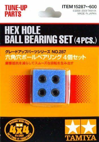 Tamiya 15287 Hex Hole Ball Bearing Set (4pcs.)